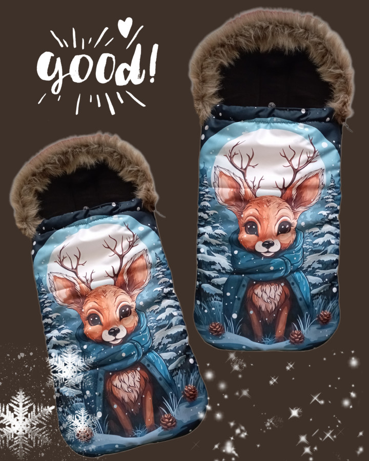 Srnec šála+ kožíšek