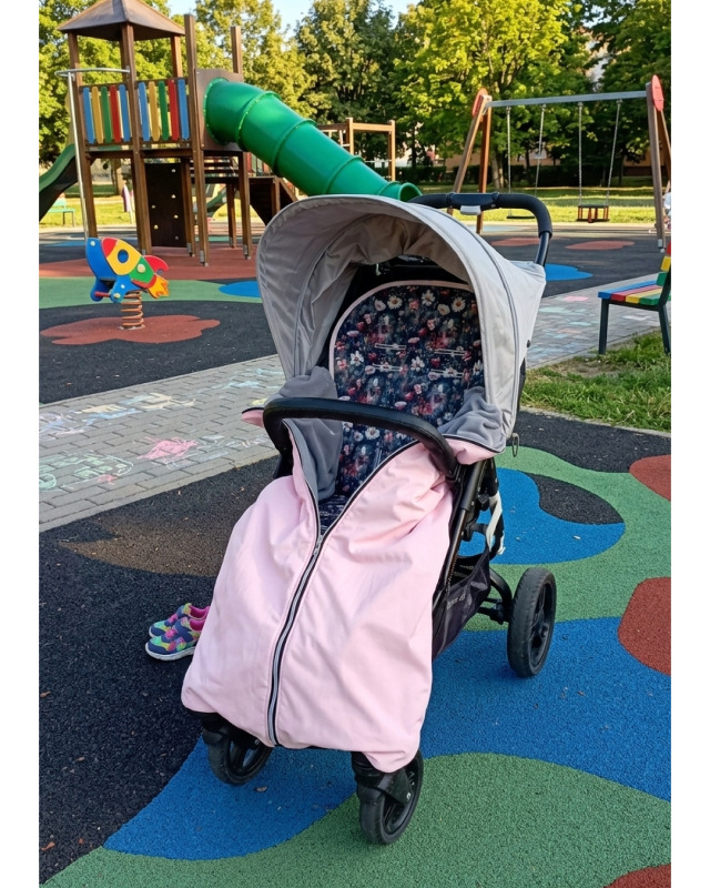 Sada kopretiny/růžová velvet deka