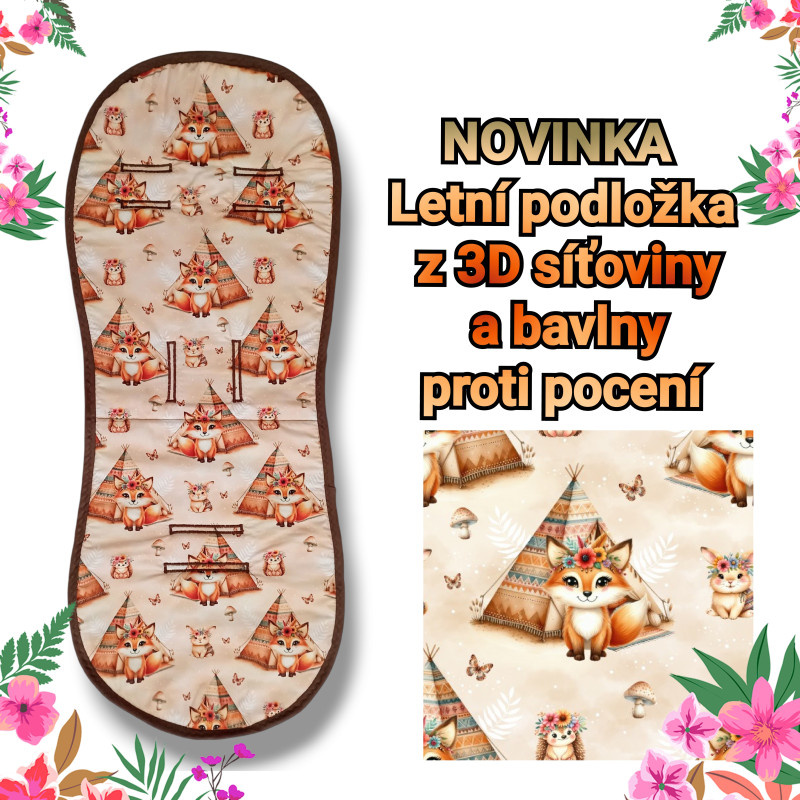 Liška kombinace s bavlnou