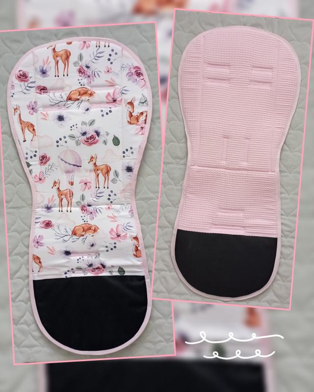 Sada srnky/růžová velvet deka 1