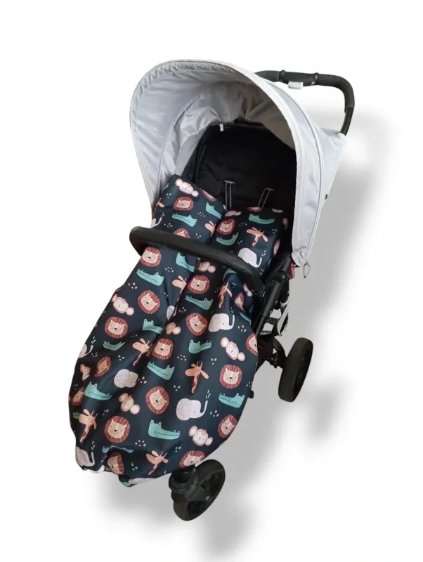 Nepadací deka Animal tropic black 1