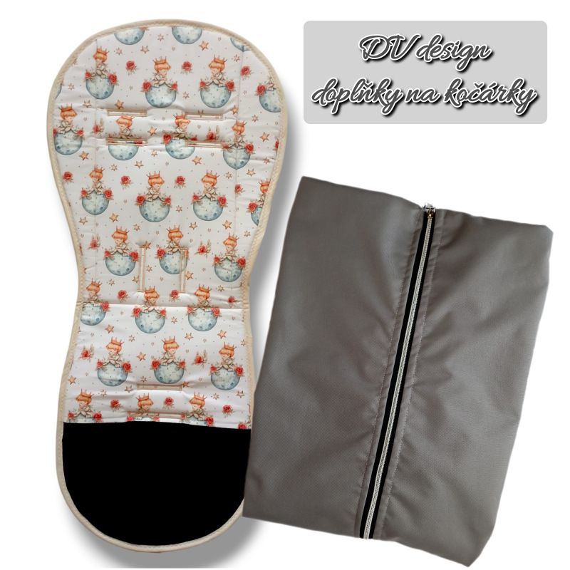 Sada podložky s připínací dekou na zip 2