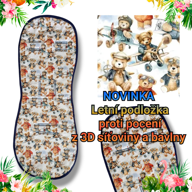 Medvídek kombinace s bavlnou