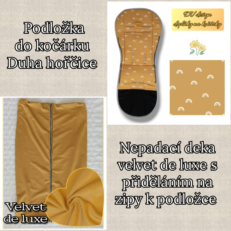 Duha hořčice velvet