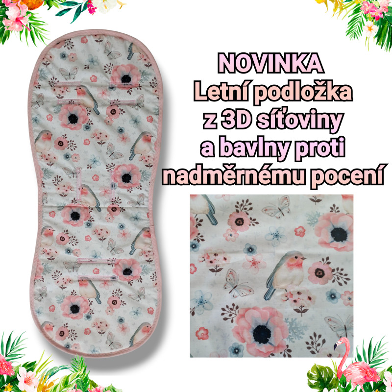 Ptáčci kombinace s bavlnou