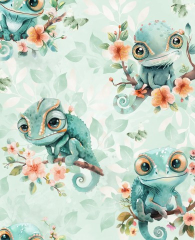 Chameleon kombinace s bavlnou