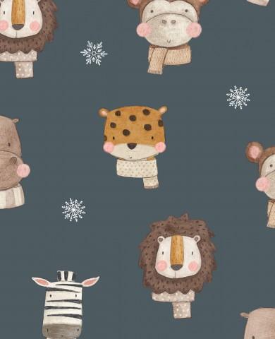 Collection softshell Winter animals