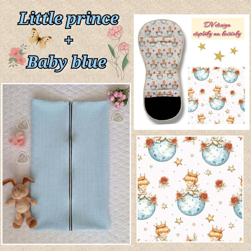 ♥️ Sada malý princ baby blue