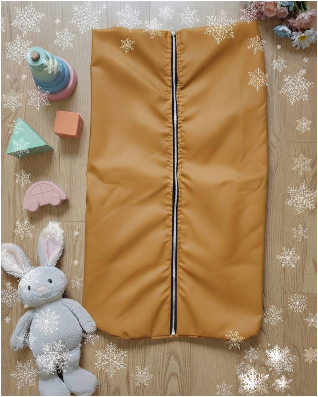 Zimní softshell deka hořčice