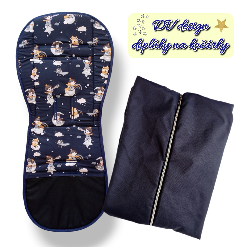 Sada podložky s připínací dekou na zip 1