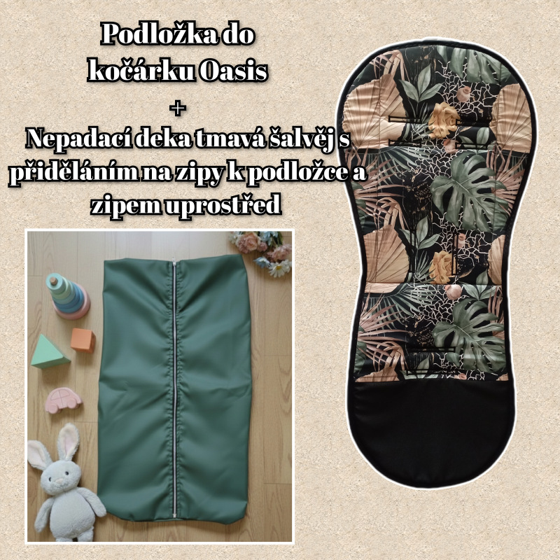 Sada Oasis deka tmavá šalvěj