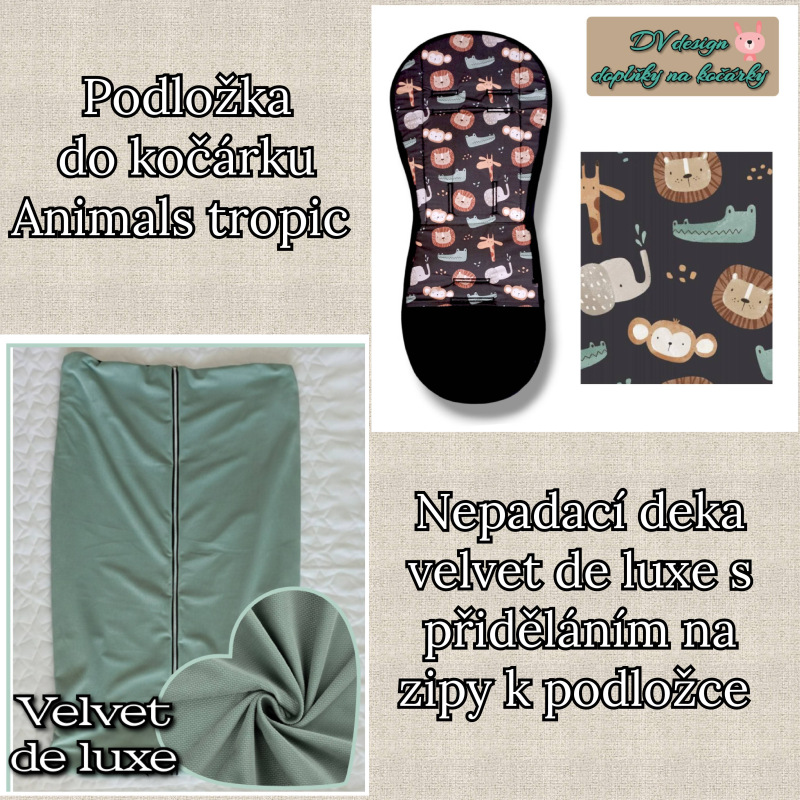 Animal tropic velvet